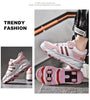 Zapatillas Patines de 04 Ruedas rosado con franjas Juvenil