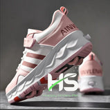 Zapatillas Patines de 04 Ruedas rosado con franjas Juvenil